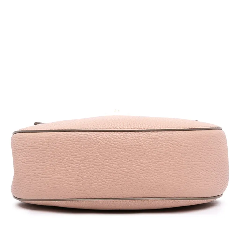 Chloé Small Grained Calfskin Drew Crossbody Pink Leather Very good - Inside View