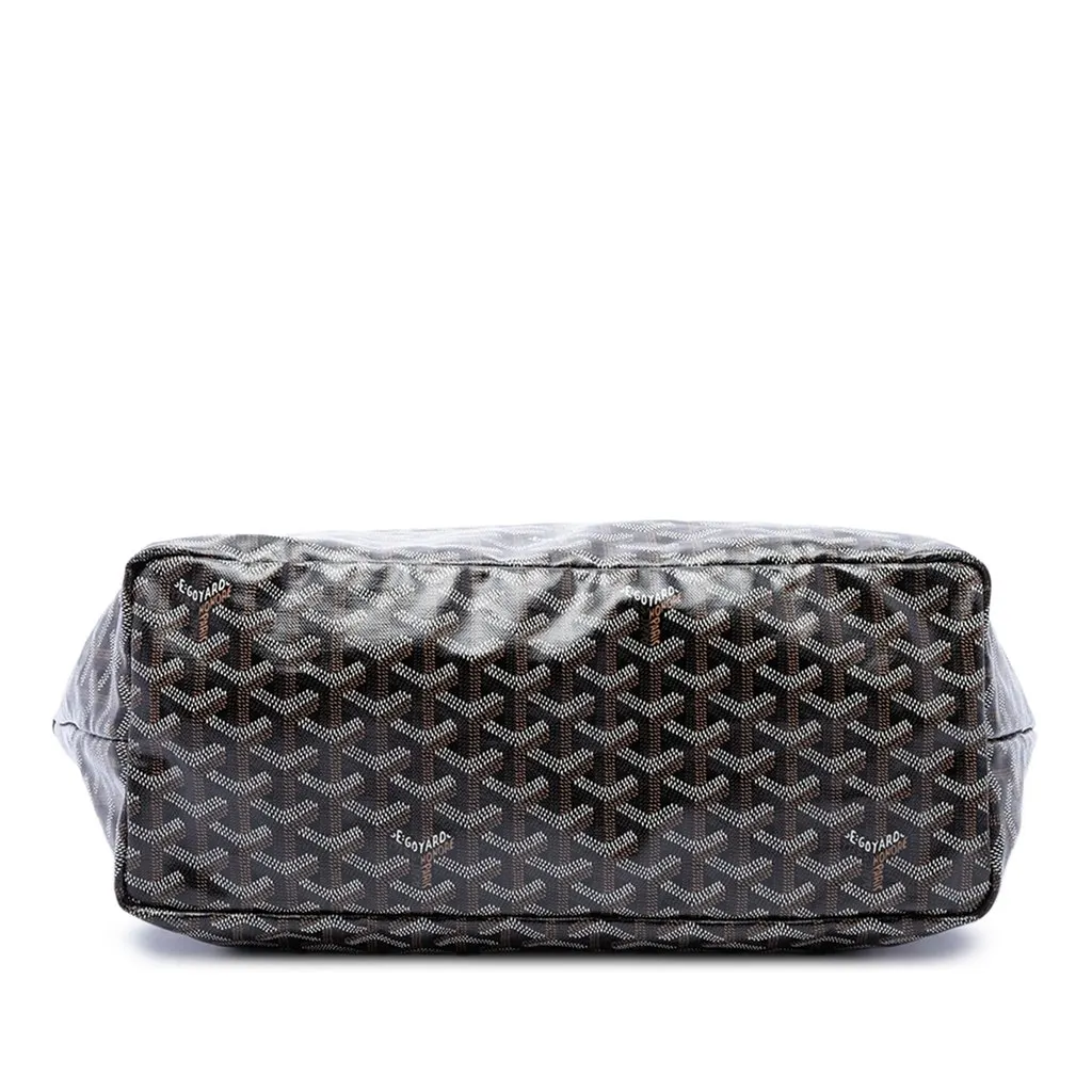 Goyard Goyardine Saint Louis PM Black Canvas Good - Inside View