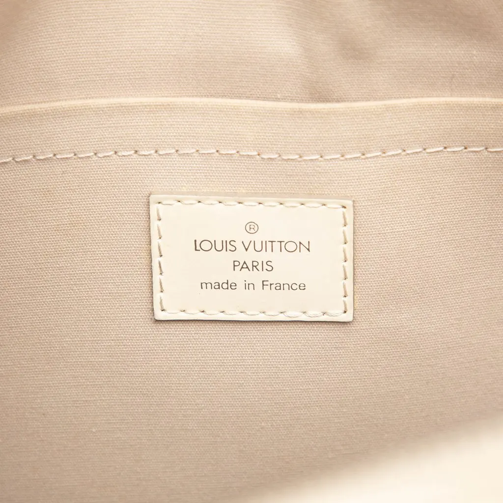 Louis Vuitton Epi Bowling Montaigne GM White Leather Very good - Box View