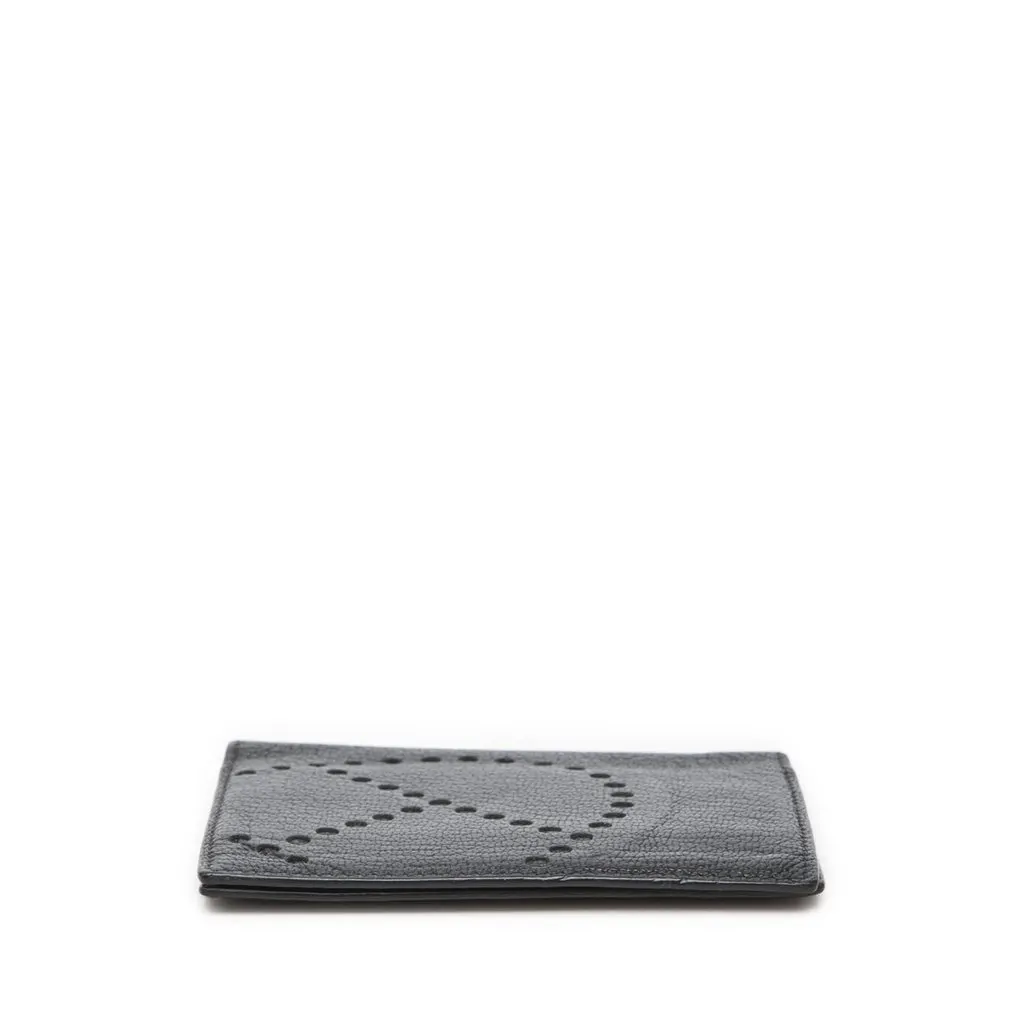 Hermès Chevre Mysore Evelyne Card Holder Black Leather Very good - Inside View