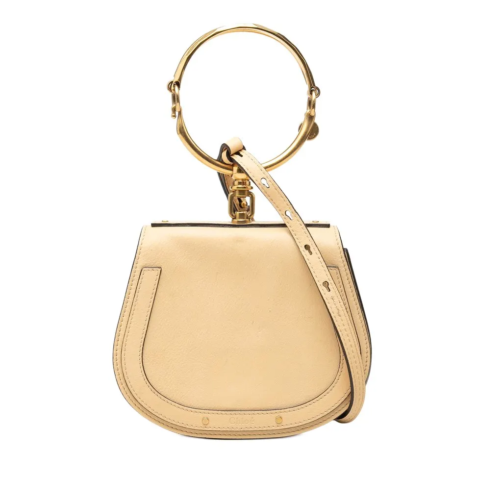 Chloé Small Leather Nile Bracelet Satchel Yellow Leather Very good - Front View