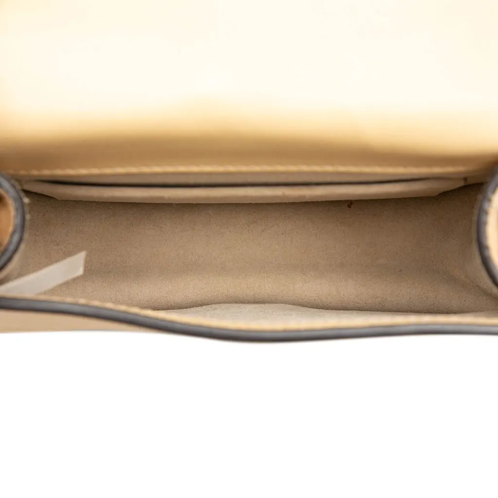 Chloé Small Leather Nile Bracelet Satchel Yellow Leather Very good - Model View