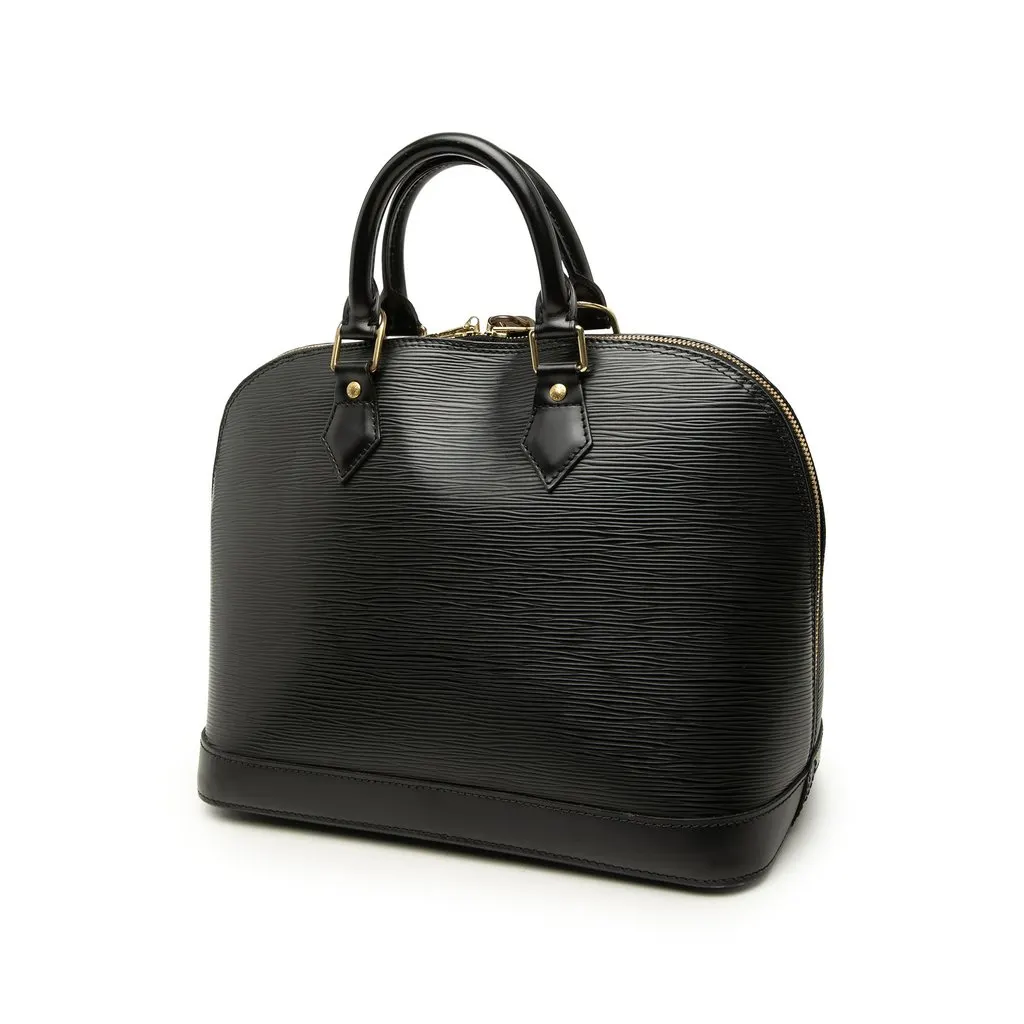 Louis Vuitton Epi Alma PM Black Leather Very good - Back View