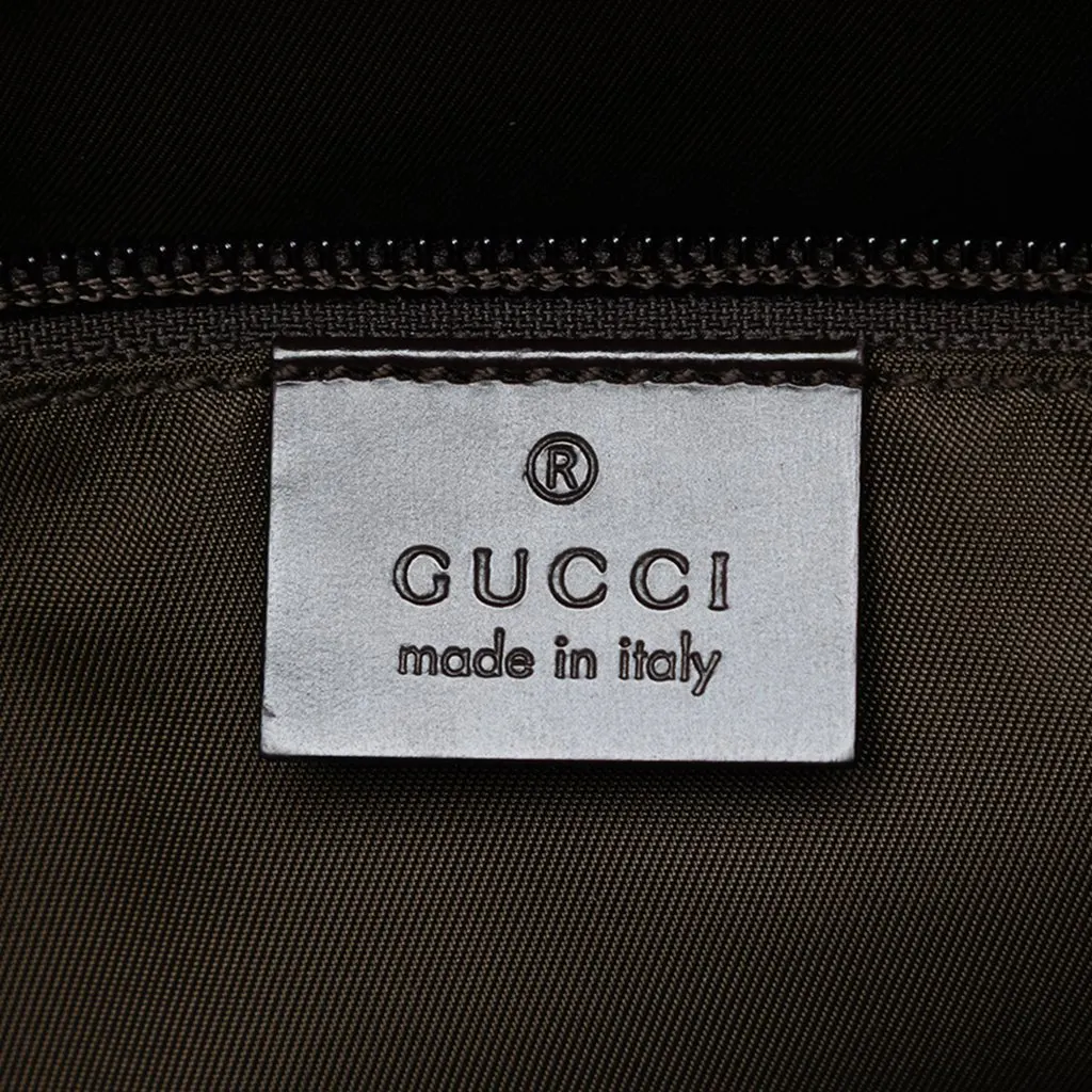 Gucci GG Supreme Interlocking G Crossbody Beige Canvas Very good - Box View
