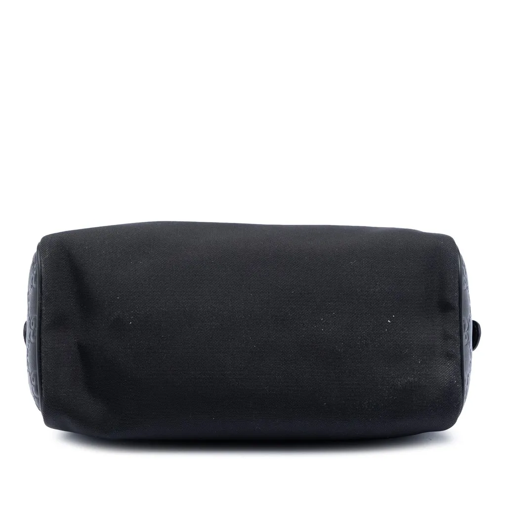 Gucci Guccissima Trimmed Nylon Clutch Black Very good - Inside View
