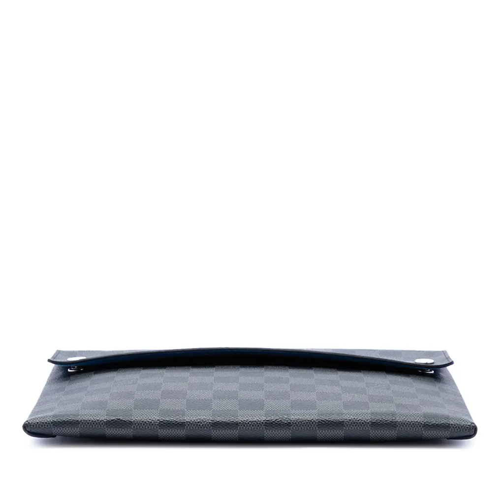 Louis Vuitton Damier Graphite Alpha Pochette GM Black Canvas Very good - Inside View