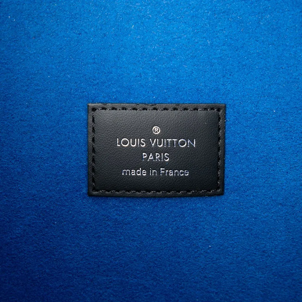 Louis Vuitton Damier Graphite Alpha Pochette GM Black Canvas Very good - Box View