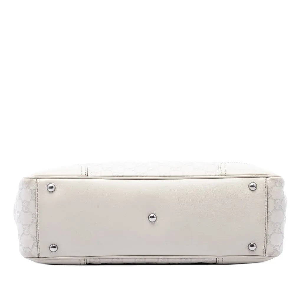 Gucci Guccissima Princy Tote White Leather Very good - Inside View
