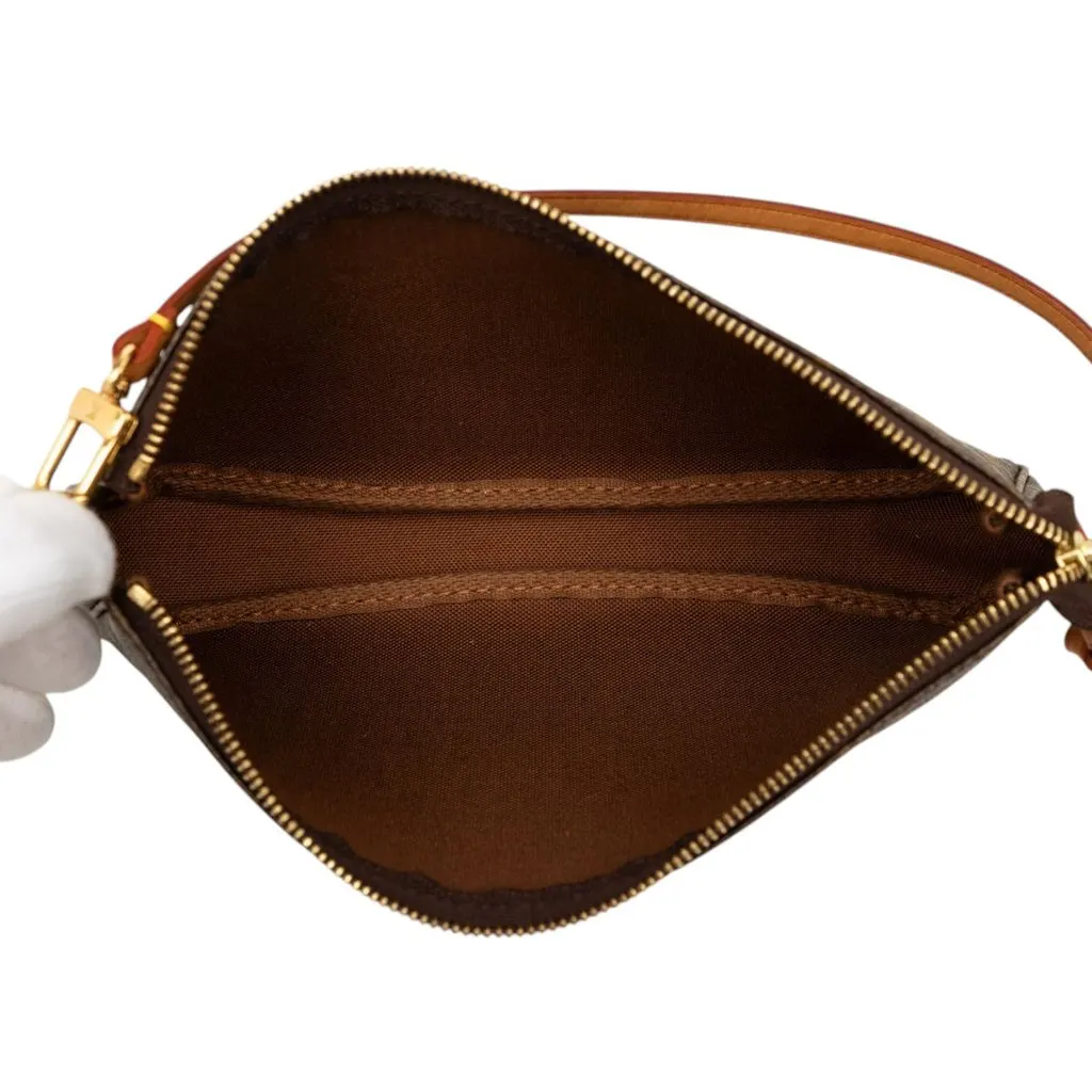 Louis Vuitton Monogram Pochette Accessoires Brown Very good - Model View