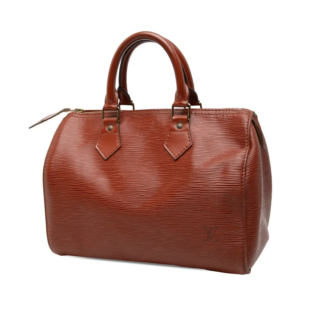Louis Vuitton Epi Speedy 25 Brown Leather Very good - Back View