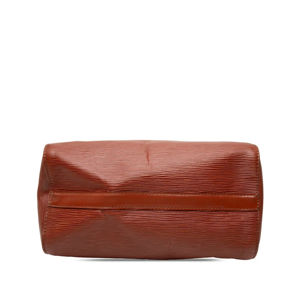 Louis Vuitton Epi Speedy 25 Brown Leather Very good - Inside View