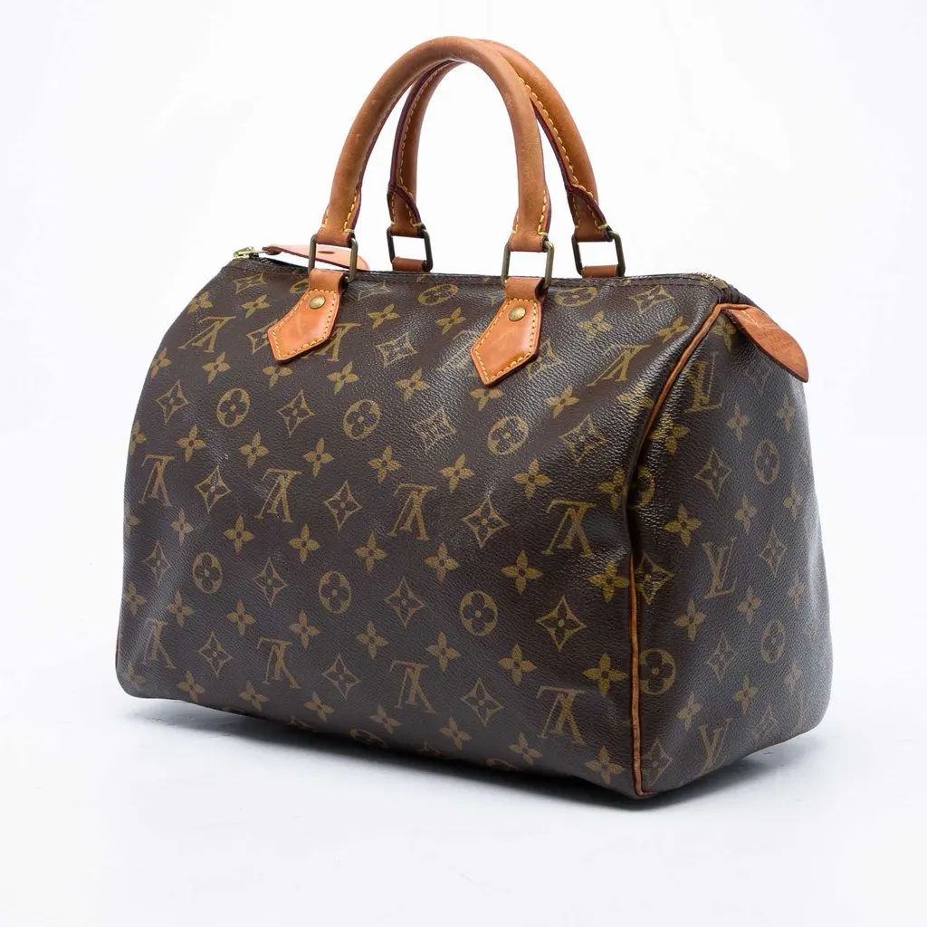 Louis Vuitton Monogram Speedy 30 Brown Very good - Back View