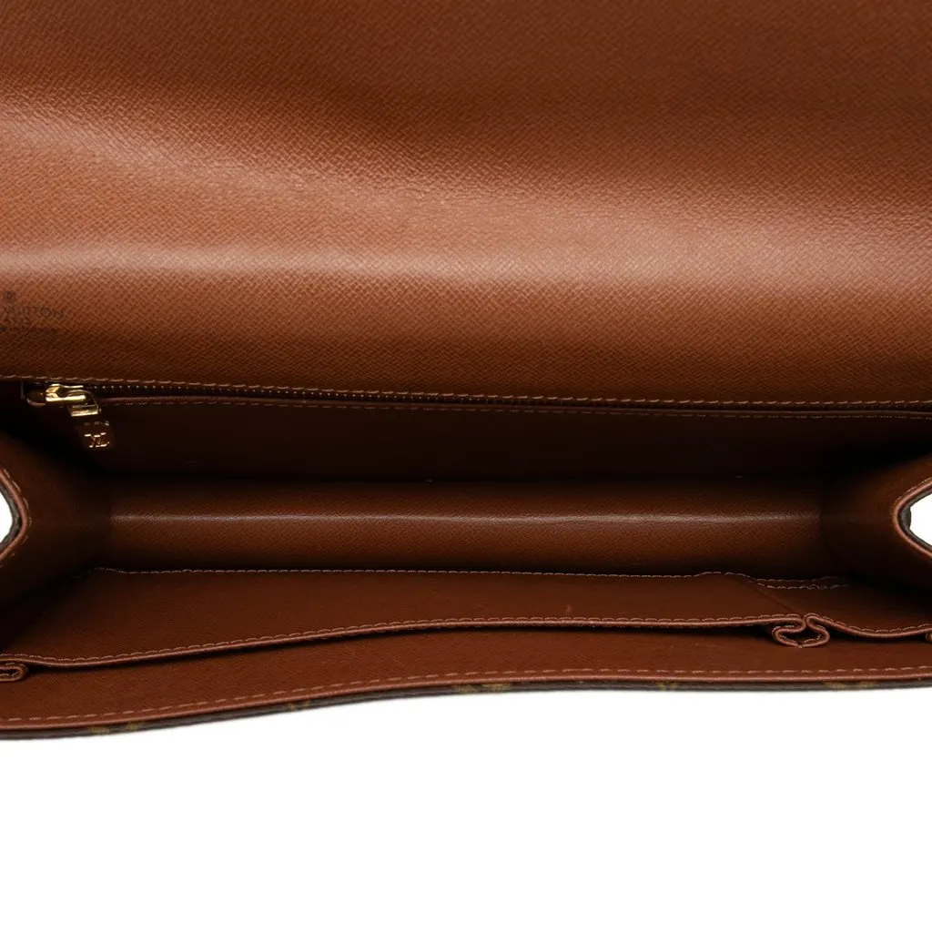 Louis Vuitton Monogram Pochette Dame GM Brown Canvas Very good - Model View