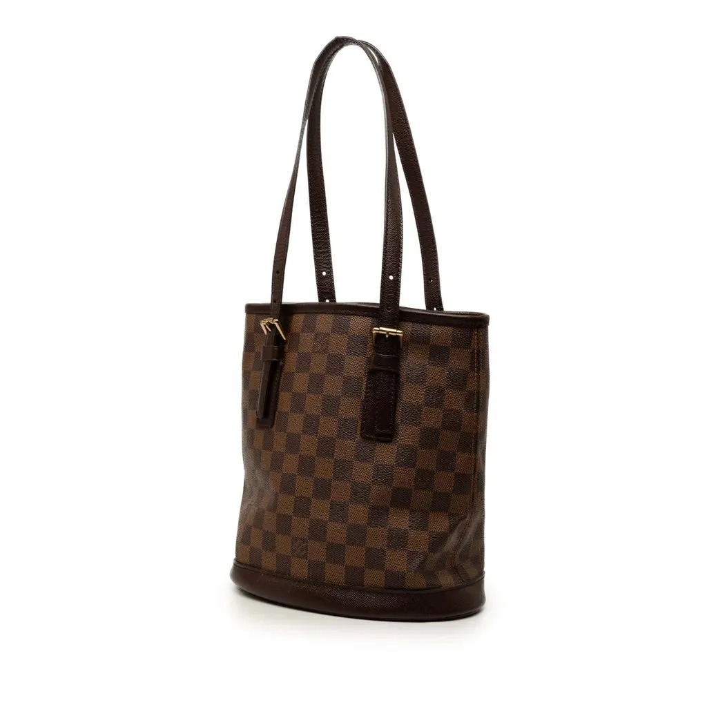 Louis Vuitton Damier Ebene Marais Brown Very good - Back View