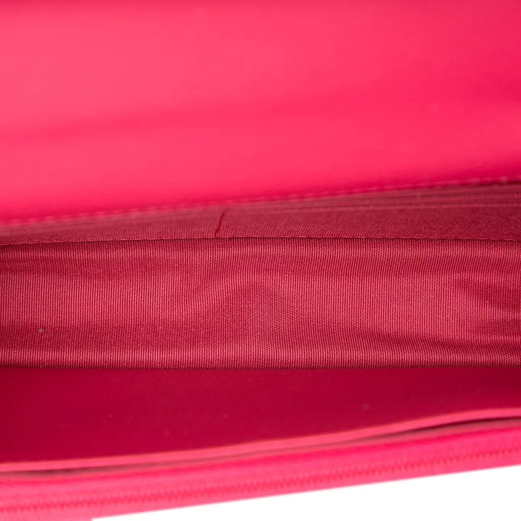 Chanel Quilted Lambskin 19 Wallet on Chain Pink Leather Very good - Model View