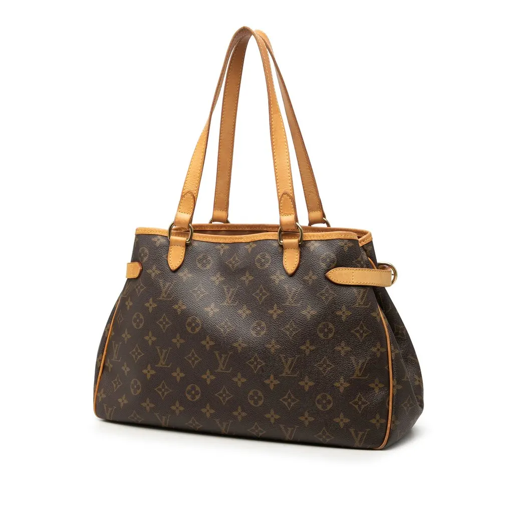 Louis Vuitton Monogram Batignolles Horizontal Brown Very good - Back View