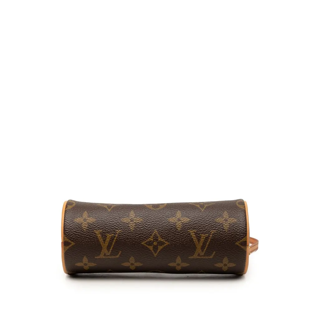 Louis Vuitton Monogram Papillon Pochette Brown Good - Inside View
