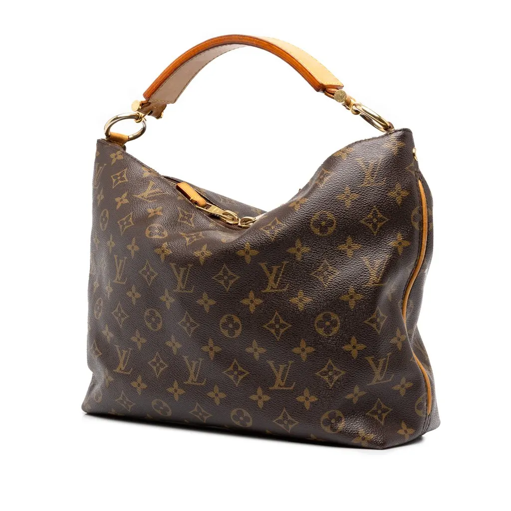 Louis Vuitton Monogram Sully PM Brown Canvas Good - Back View