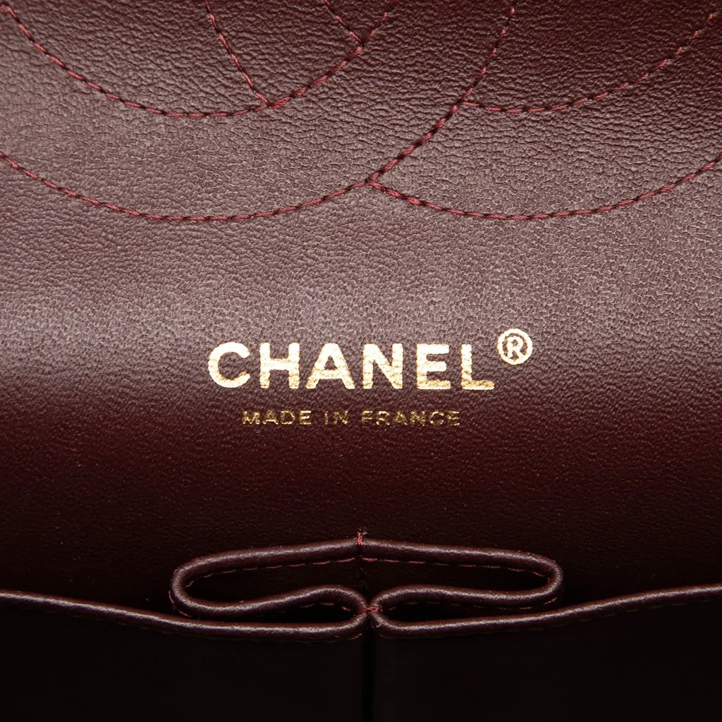 Chanel Jumbo Classic Lambskin Double Flap Black Leather Very good - Box View