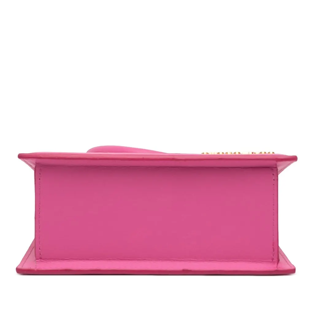 Jacquemus Leather Le Chiquito Noeud Pink Leather Very good - Inside View