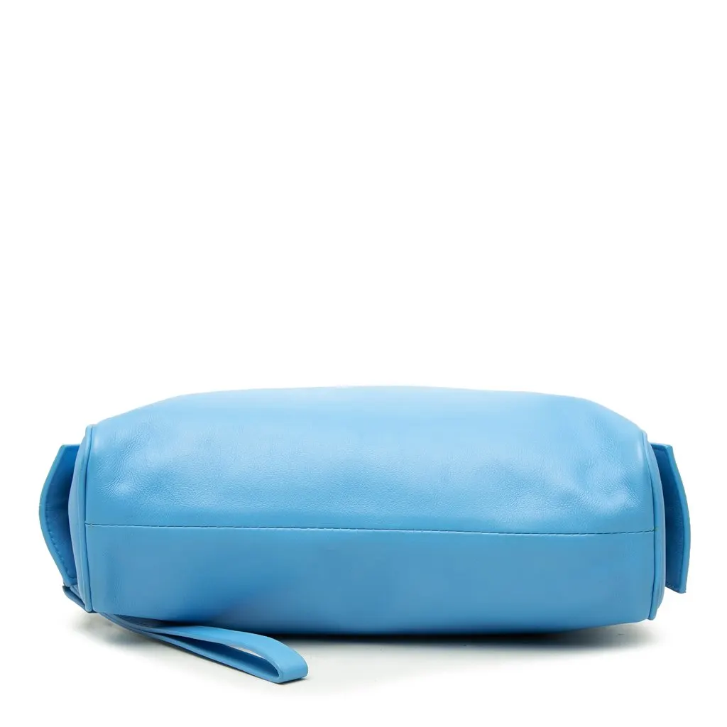 Bottega Veneta Leather Clutch Blue Leather Very good - Inside View
