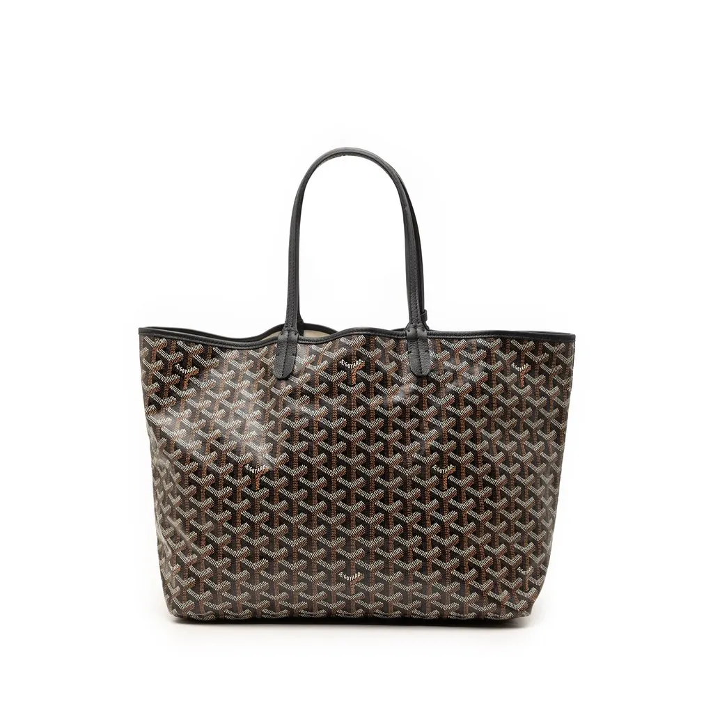 Goyard Goyardine Saint Louis PM Black Very good - Front View
