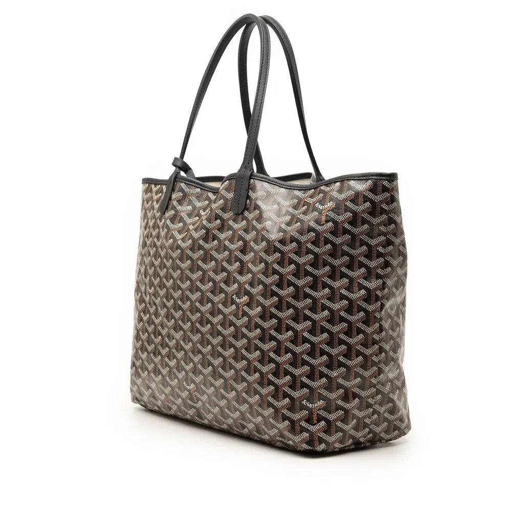 Goyard Goyardine Saint Louis PM Black Very good - Back View