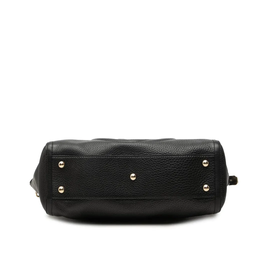 Gucci Small Leather Soho Working Tote Black Leather Very good - Inside View