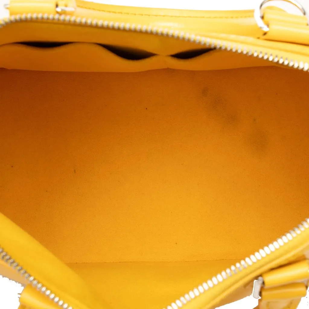 Louis Vuitton Epi Alma PM Yellow Leather Very good - Model View