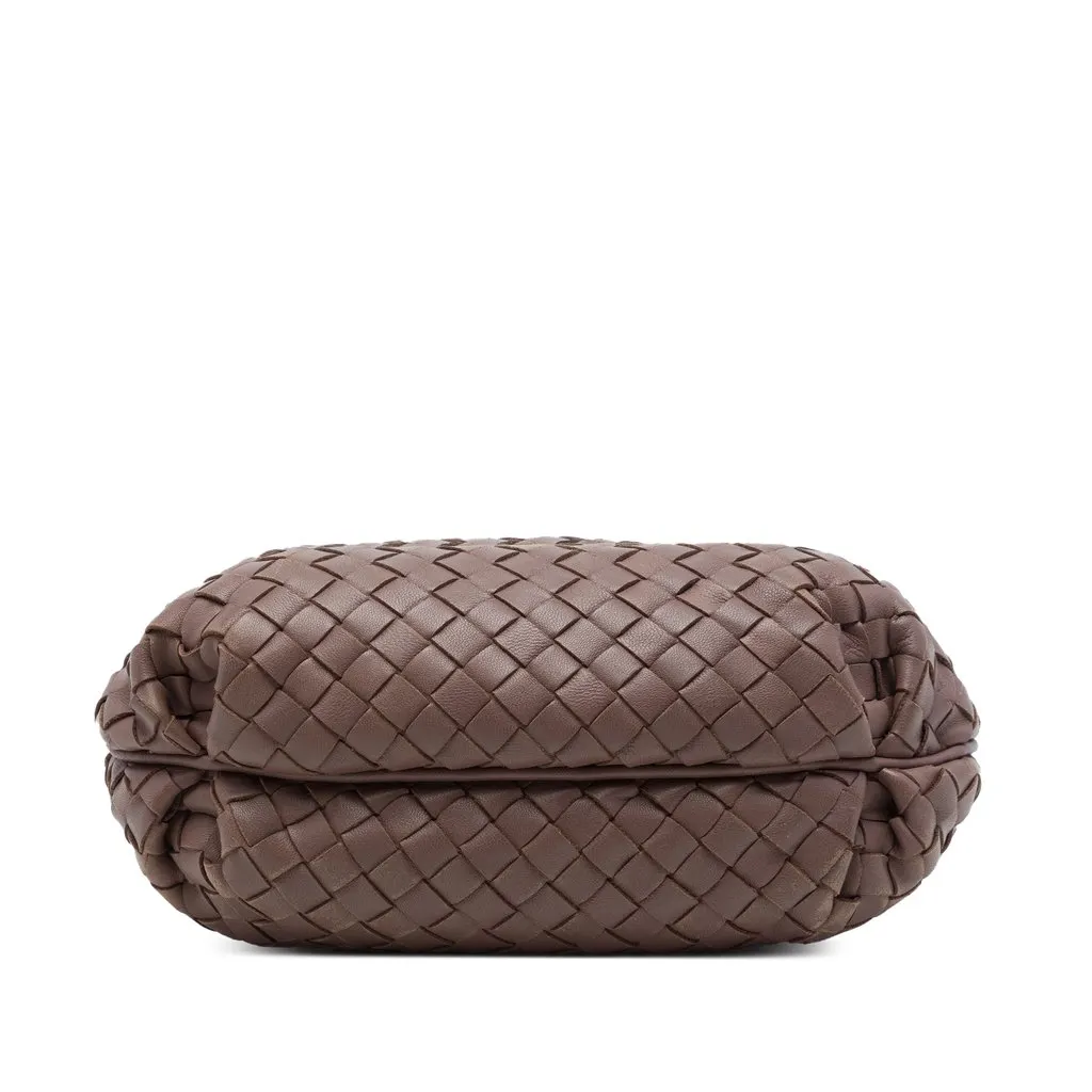 Bottega Veneta Nappa Intrecciato Crossbody Brown Leather Very good - Inside View