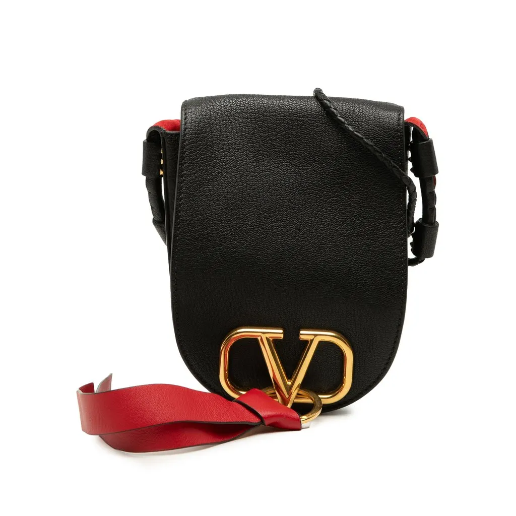 Valentino Goatskin VRing Crossbody
