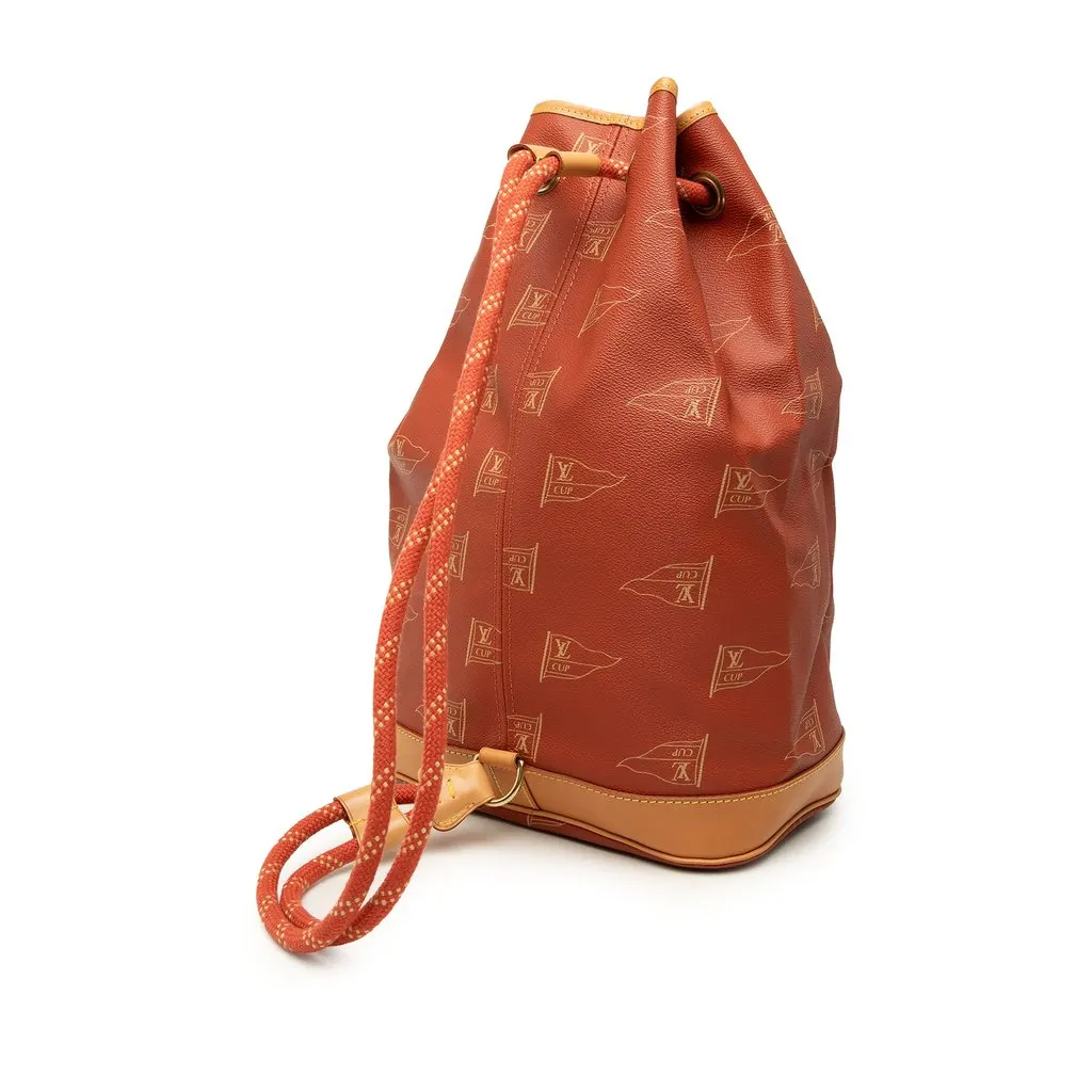 Louis Vuitton Americas Cup Coated Canvas Saint Tropez Red Very good - Back View