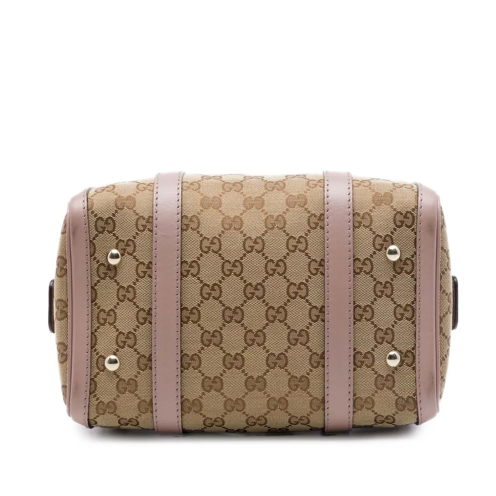 Gucci Small GG Canvas Joy Boston Bag Beige Very good - Inside View