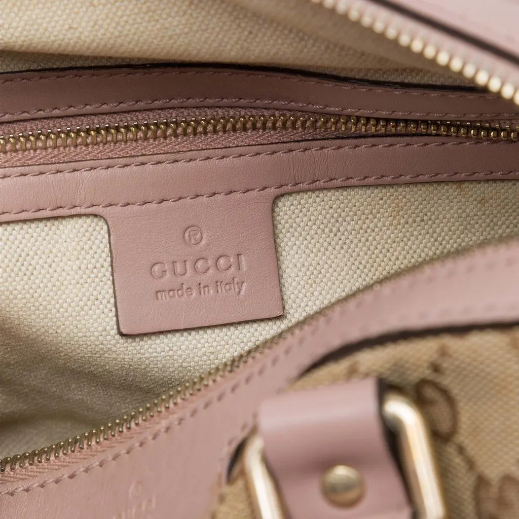 Gucci Small GG Canvas Joy Boston Bag Beige Very good - Box View