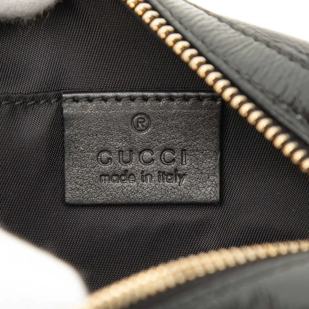 Gucci Patent Soho Cosmetic Pouch Black Leather Very good - Box View