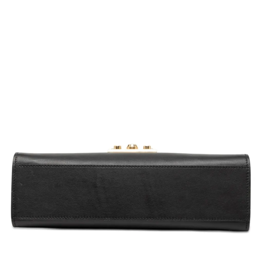 Gucci Medium Calfskin Padlock Shoulder Bag Black Leather Very good - Inside View