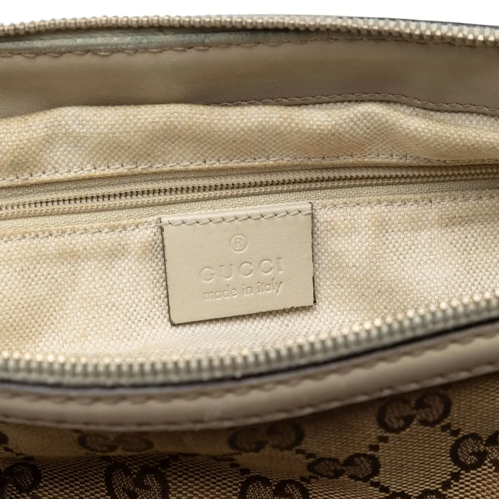 Gucci GG Canvas Sukey Satchel Beige Very good - Box View