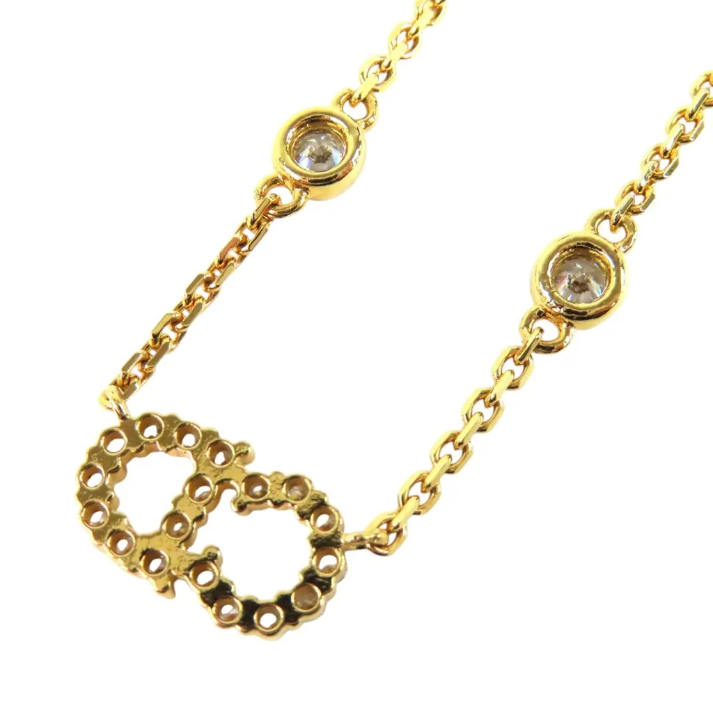Dior Gold Plated Clair D Lune Necklace Gold Metal Very good - Inside View