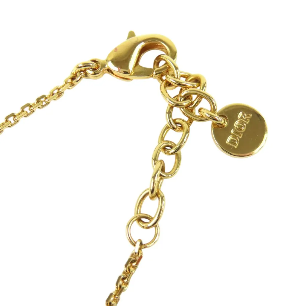 Dior Gold Plated Clair D Lune Necklace Gold Metal Very good - Model View