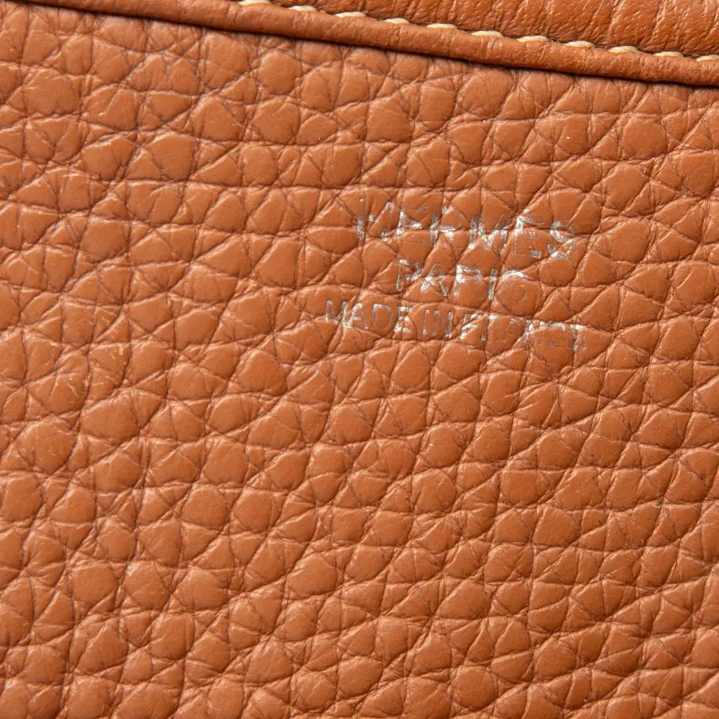 Hermès Clemence Evelyne III 33 Brown Leather Good - Box View