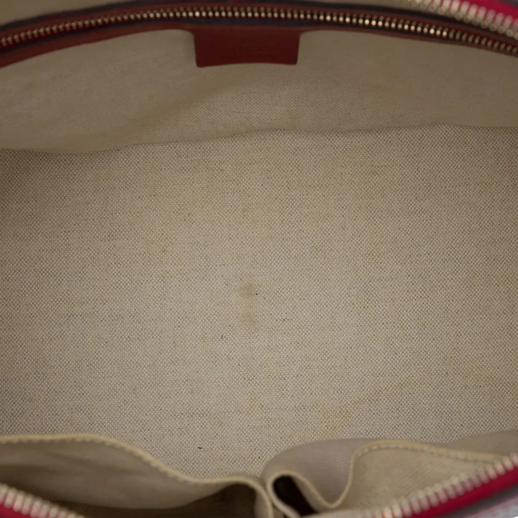 Gucci Large Microguccissima Patent Nice Dome Satchel Red Leather Very good - Model View