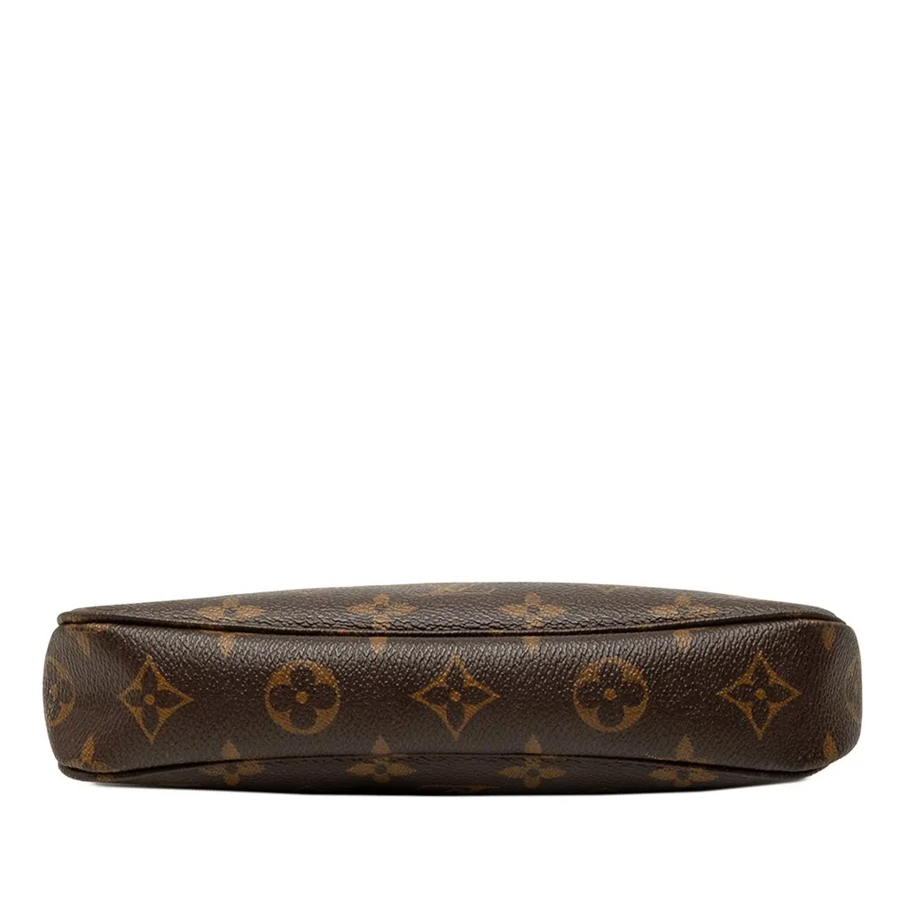 Louis Vuitton Monogram Pochette Accessoires Brown Canvas Good - Inside View