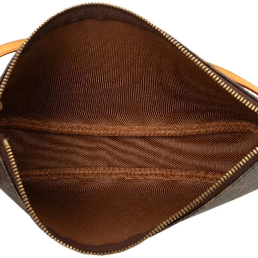 Louis Vuitton Monogram Pochette Accessoires Brown Canvas Good - Model View