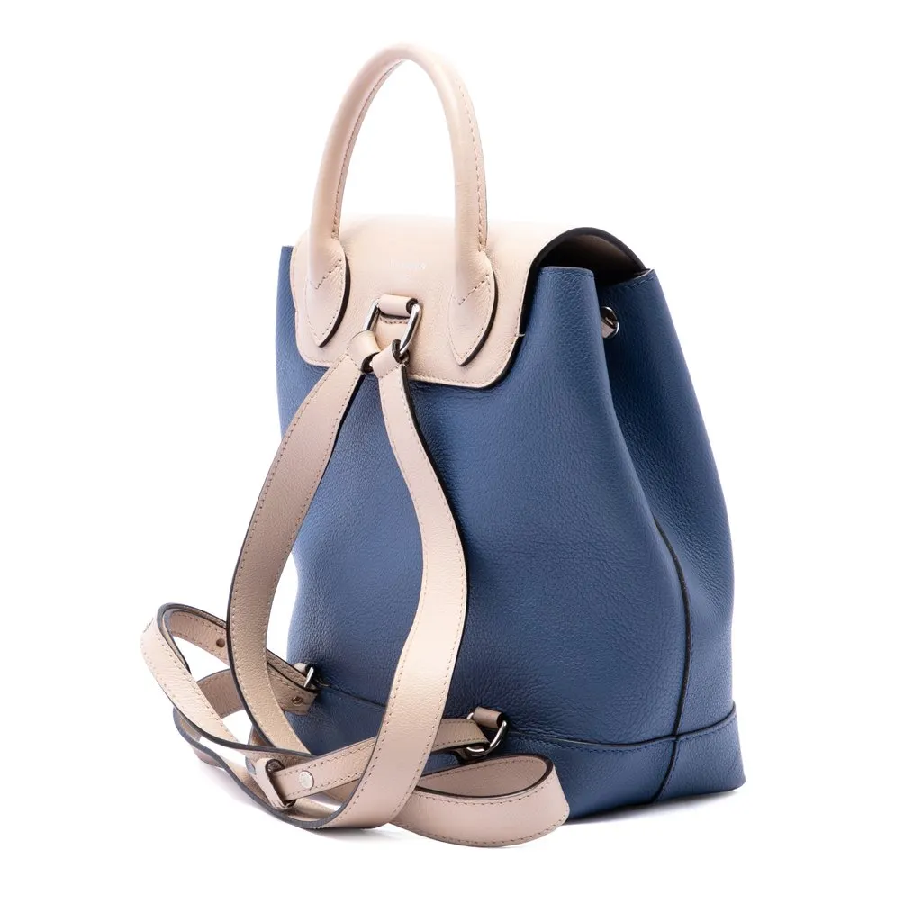 Louis Vuitton Bicolor Taurillon Lockme Backpack Blue Leather Very good - Back View