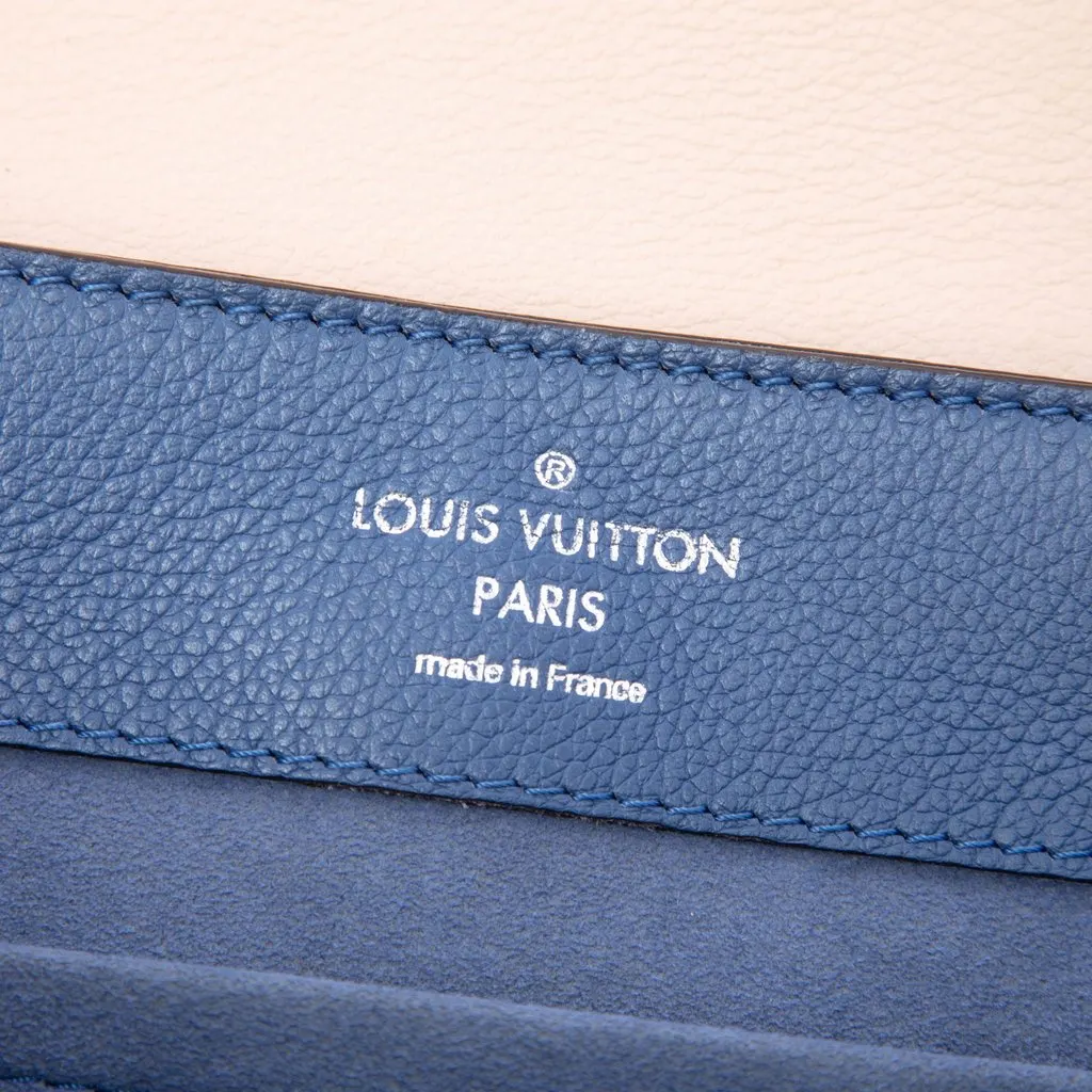 Louis Vuitton Bicolor Taurillon Lockme Backpack Blue Leather Very good - Box View