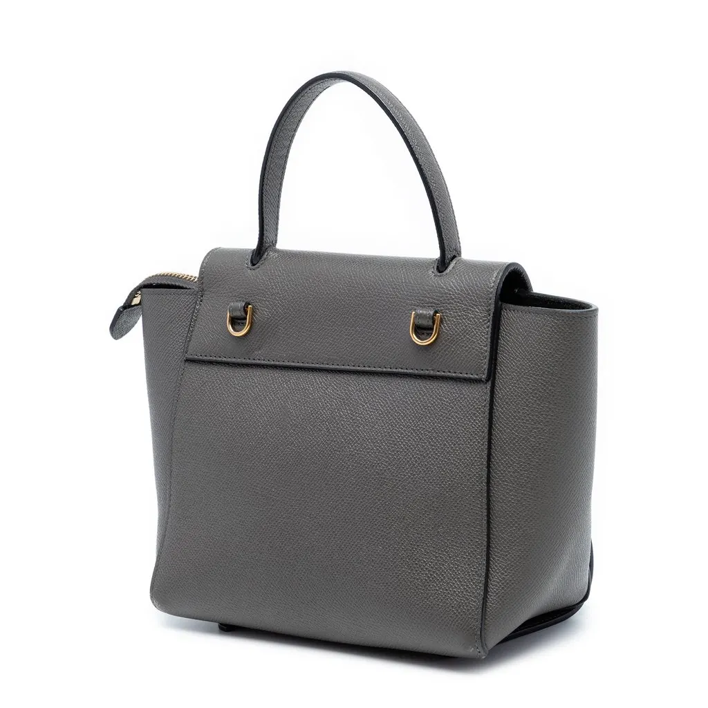 Celine Nano Grained Calfskin Belt Bag MultiColor Leather Very good - Back View