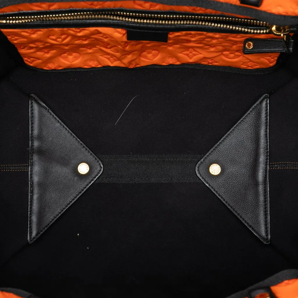 Louis Vuitton Monogram Embossed Neoprene Scuba MM Orange Very good - Model View