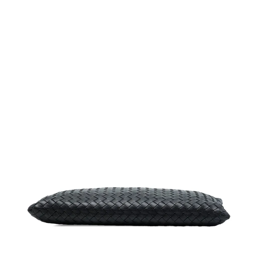 Bottega Veneta Nappa Intrecciato Clutch Black Leather Very good - Inside View