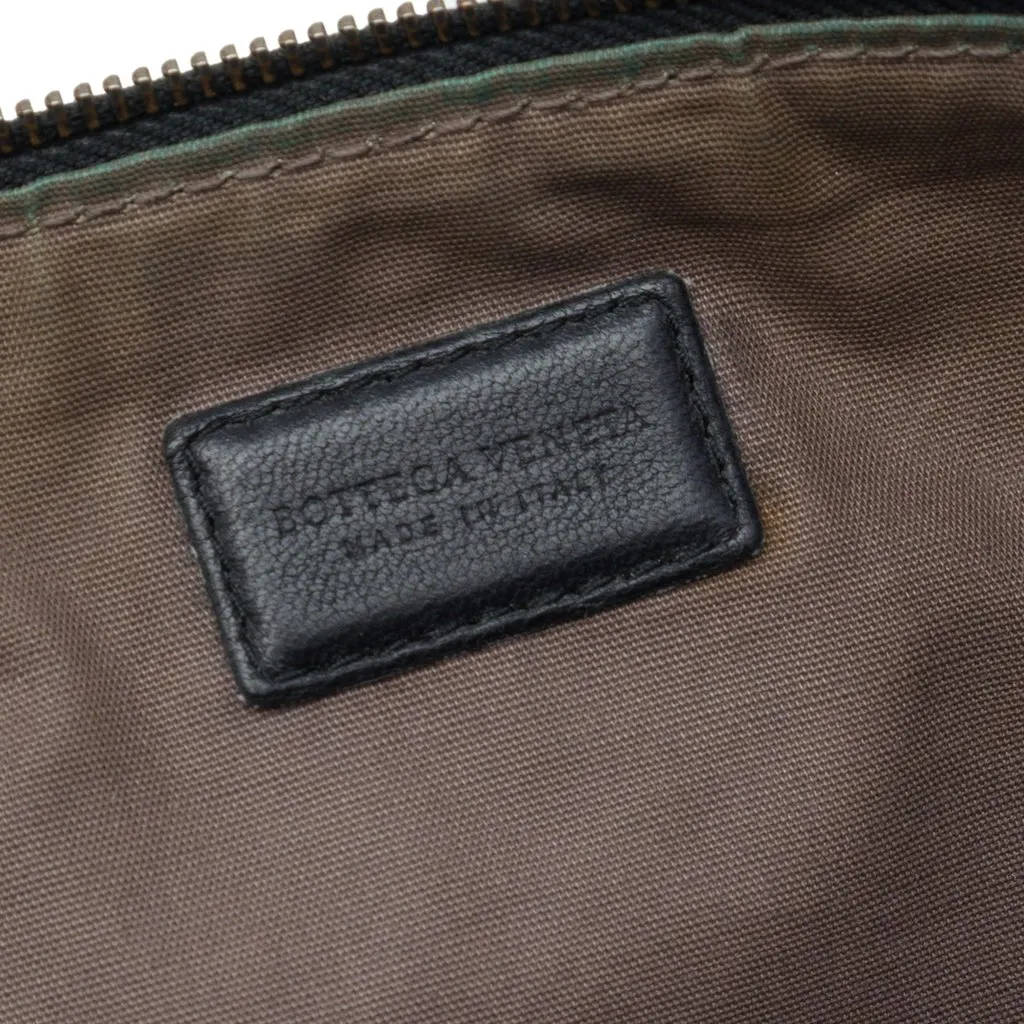 Bottega Veneta Nappa Intrecciato Clutch Black Leather Very good - Box View
