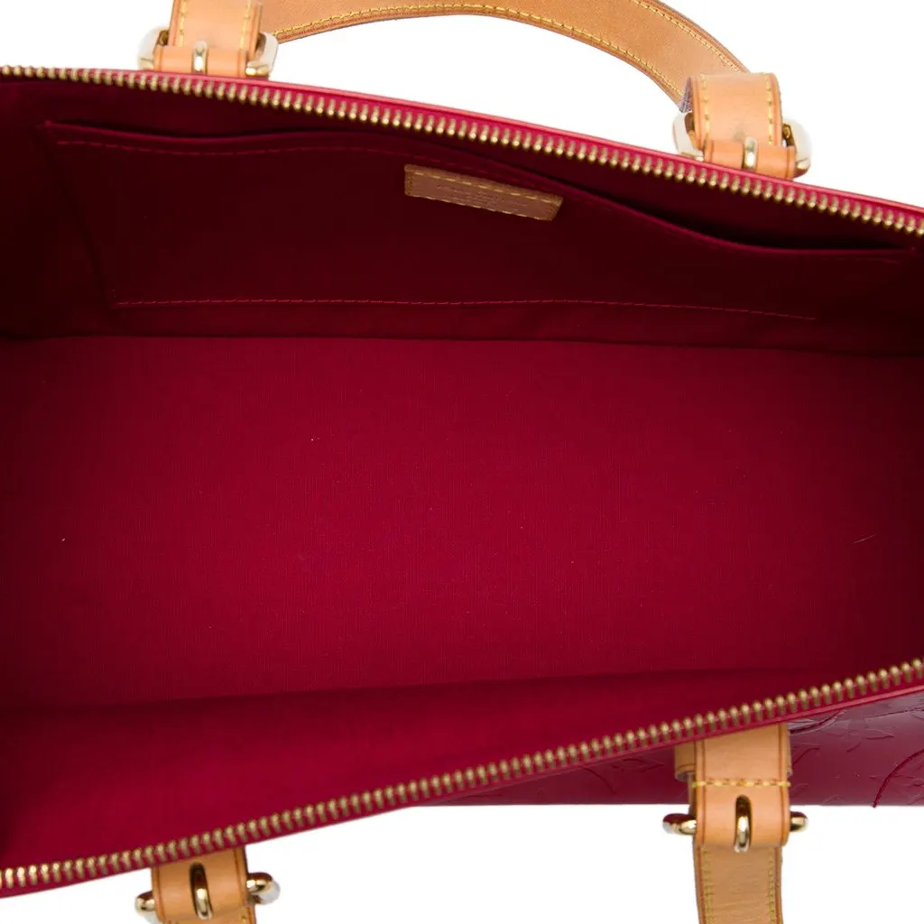 Louis Vuitton Monogram Vernis Rosewood Avenue Red Leather Very good - Model View